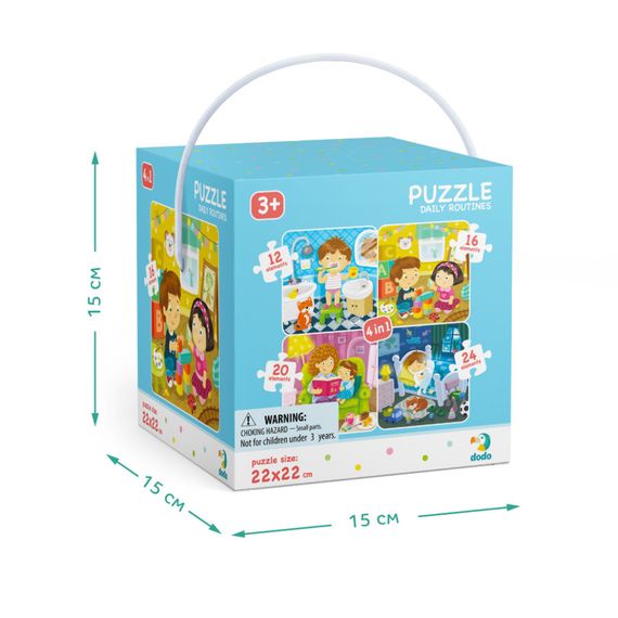 Детский пазл "Мой День" DoDo 300130, 4в1 | Зображення 1