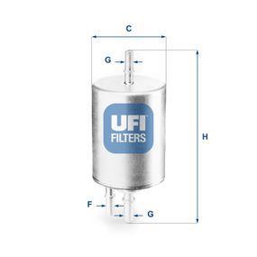 Фильтр топливный UFI 31.831.00