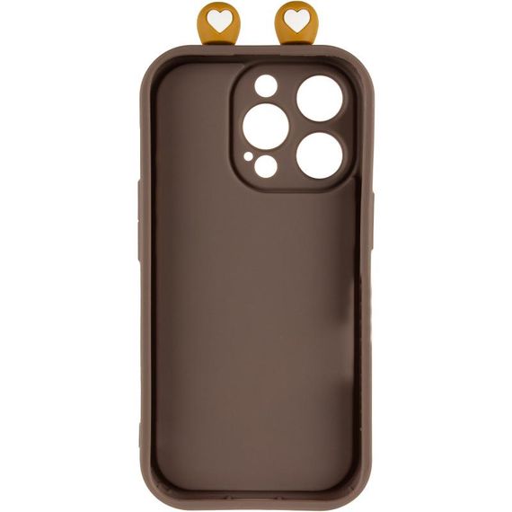 Чехол TPU Toys Case with Ears для Apple iPhone 13 Pro (6.1") Brown | Зображення 2