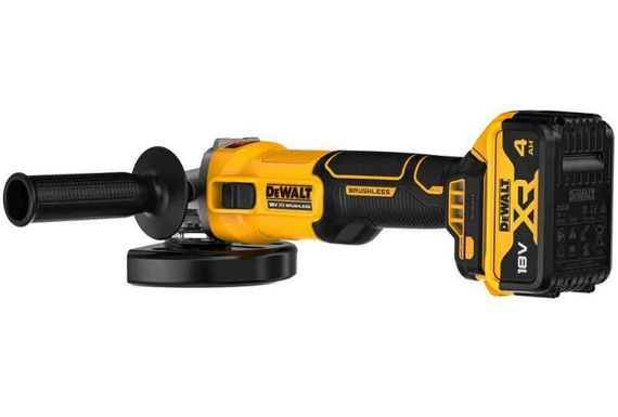Шліфмашина кутова-болгарка DeWALT акумуляторна безщіткова з АКБ та ЗП DCG407M2T | Зображення 1