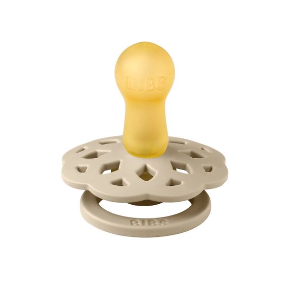 Соска пустушка BIBS Boheme кругла Vanilla 0-6 міс