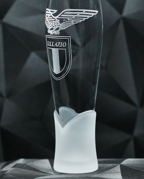 Подарочный бокал для пива сока воды 440 мл  с гравировкой лого футбольного клуба ФК Лацио | Зображення 2
