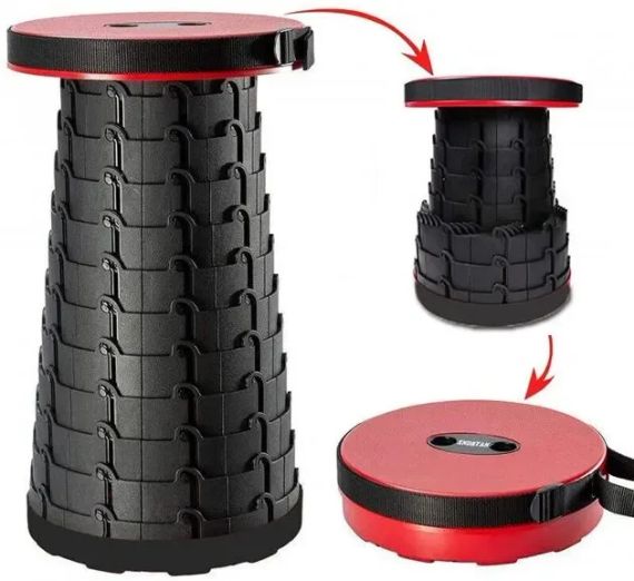 Складной стул Telescopic stool раскладной телескопический стул | Зображення 4