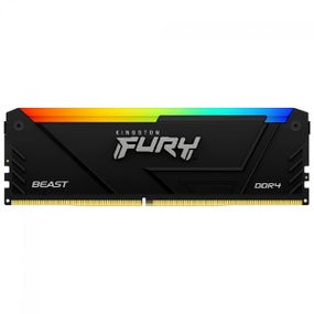 Пам&#039;ять ПК Kingston DDR4 64GB KIT (32GBx2) 3200 FURY Beast RGB KF432C16BB2AK2/64