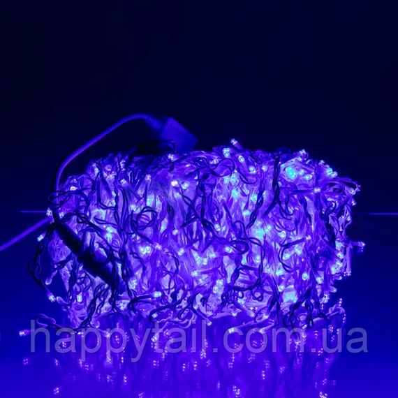 Вулична гірлянда Бахрома 50 м 600 LED білий провід Синій 50MWBL | Зображення 2