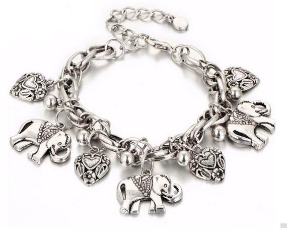 Женский браслет Primo Pulseira Elephant - Silver
