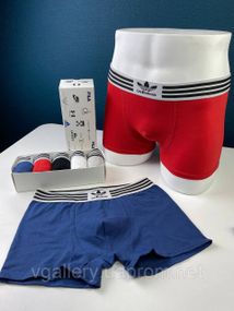 Чоловічий комплект трусів Adidas, подарунковий набір чоловічих трусів Адідас у коробці на 4 штук, набір трусів Адідас