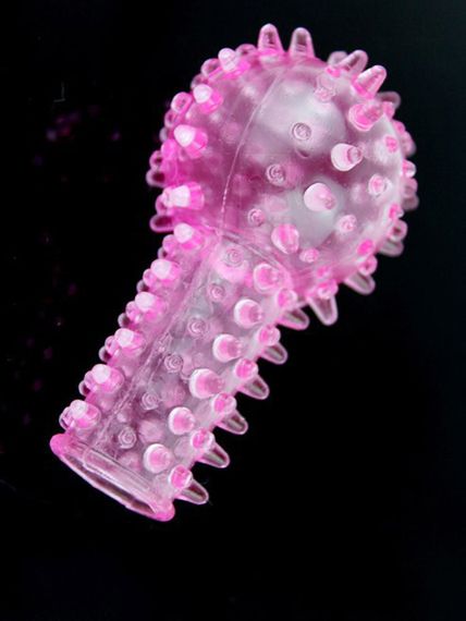 Рельєфна насадка для стимуляції ерогенних зон - 5,5*3,5*2 см - Прозорий | Зображення 2