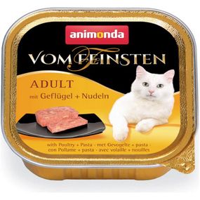 Вологий корм для дорослих котів Animonda Vom Feinsten Adult птиця та макарони 100 г (4017721832106)