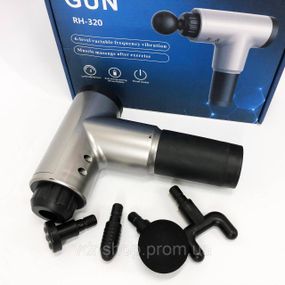 Ударный вибромассажер для тела Fascial Gun KH-320, Вибро массажер массажер для тела VR-33