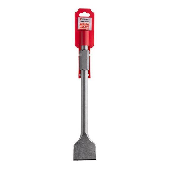 Зубило INTERTOOL SD-0463 30*410мм плоске 75мм з 6-гранним хвос.