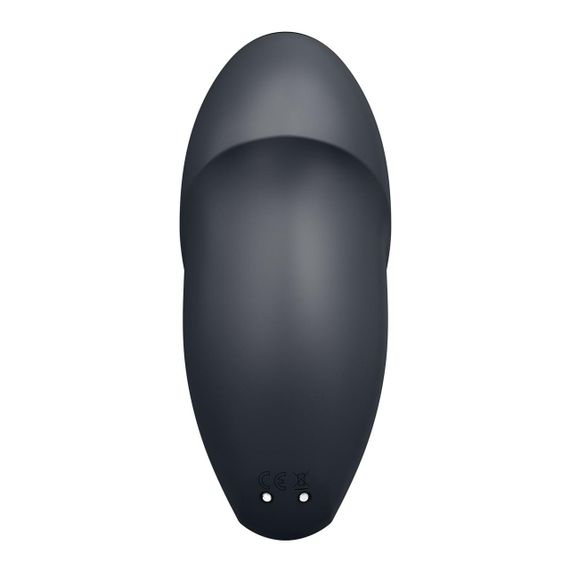 Вибростимулятор-пульсатор Satisfyer Tap & Climax 1 Grey, эффект постукивания пальцем, 2 мотора sexstyle | Зображення 5