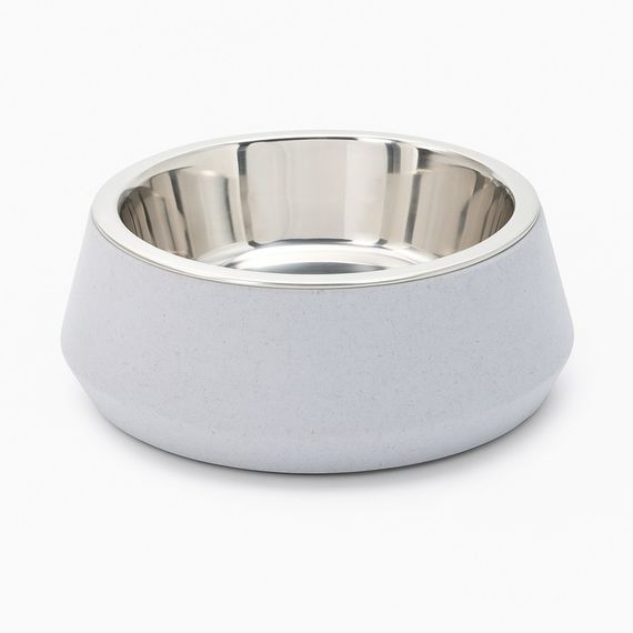 Миска Swastic STONE для собак бамбукова 470 мл біла