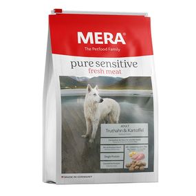 Сухий корм Mera Pure Sensitive fresh meat Truthan&Kartoffel для собак з м'ясом індички і картоплі 12