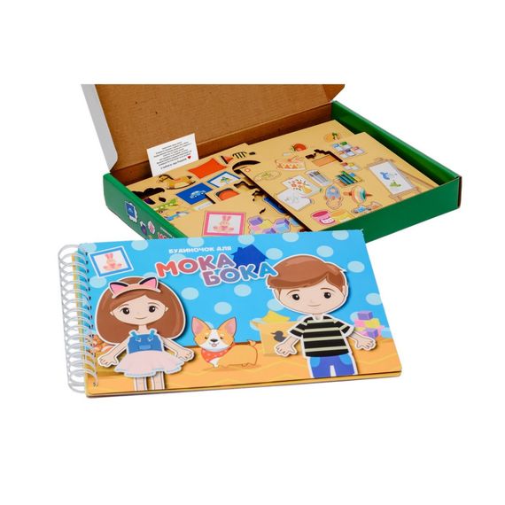 Развивающая игрушка "Мока Бока Домик" Puz-88892, 103 детали | Зображення 1