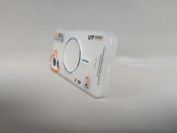 Чохол для iPhone 16 / Айфон 16 RbooT, магнітний чохол MagSafe, захисний, білий | Зображення 3