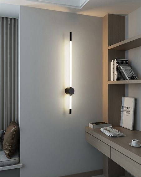 Бра LED 27027 Чорний 9х6х80 см. | Зображення 1