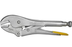Затискач Stanley з фіксатором та прямими губками 230 мм (0-84-811)