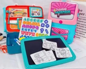 Навчальний набір для малювання у валізці Backpack Packing 3in1