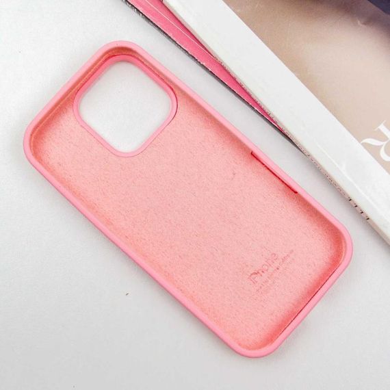 Чохол Silicone Case Full Protective (AA) для Apple iPhone 16 Pro Max (6.9") Рожевий / Light pink | Зображення 2