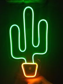 Неоновий світильник Кактус 190х320 acr-n000042