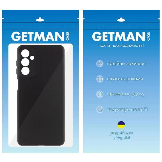 Чохол TPU GETMAN Liquid Silk Full Camera для Samsung Galaxy A14 4G/5G Чорний / Black | Зображення 7