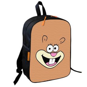 Рюкзак шкільний дитячий 36х27см Губка Боб Сенді Чікс з принтом для хлопчика (00646)