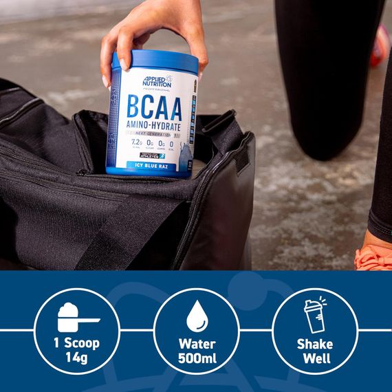 Комплекс аминокислот Applied Nutrition BCAA Powder Amino Hydrate (450g - 32 Servings) (Watermelon) | Зображення 2