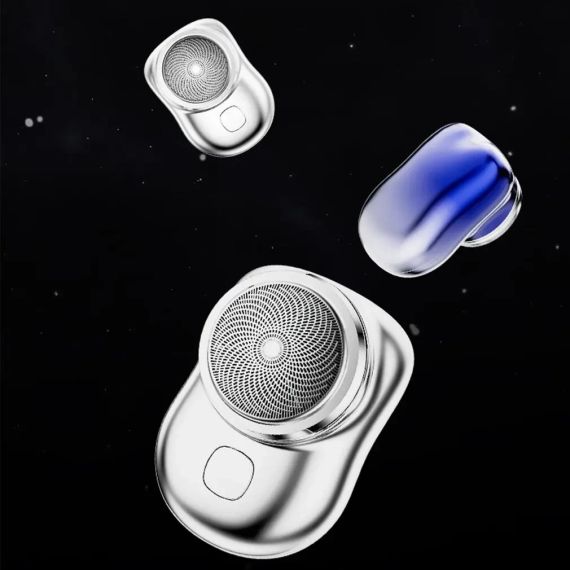 Аккумуляторная мини бритва Ckeyin 10P электробритва роторная беспроводная, для мужчин, дорожная | Зображення 4