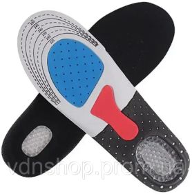 Универсальные ортопедические стельки с жестким супинатором и гелевой пяткой