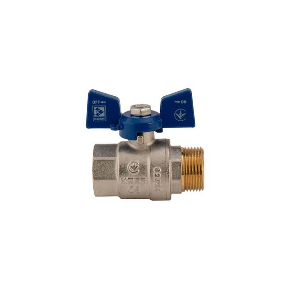 Кран кульовий Koer 3/4" ГШМ (KR.218.B) синій (KR2723) | Зображення 2