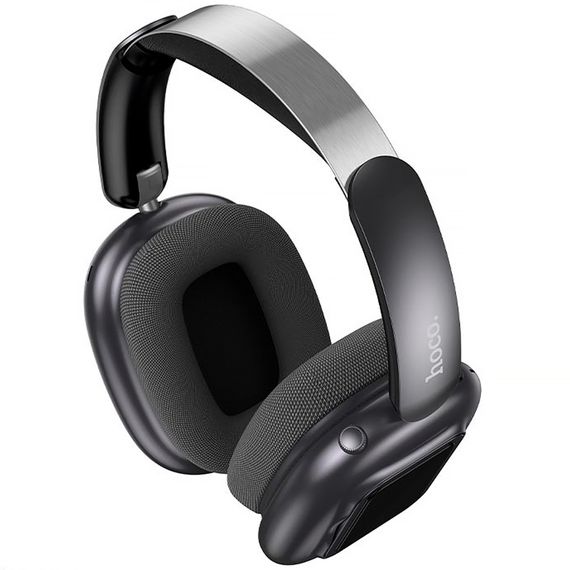 Накладні бездротові навушники Hoco ESD23 Lasting ANC with display Black | Зображення 2