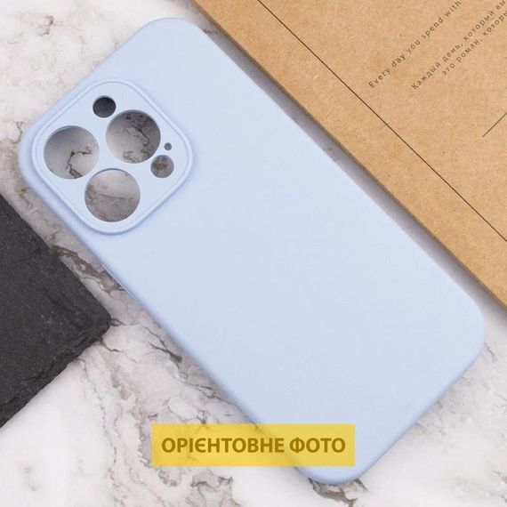 Чехол Silicone Case Full Camera Protective (AA) NO LOGO для Apple iPhone 17 Air (6.5") Голубой / Lilac Blue | Зображення 2