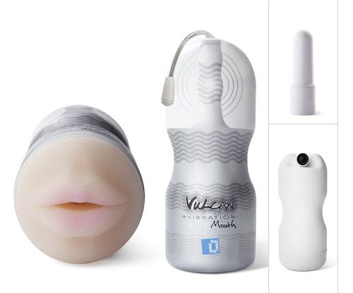 Мастурбатор Вулкан оральный с вибропулей sexstyle