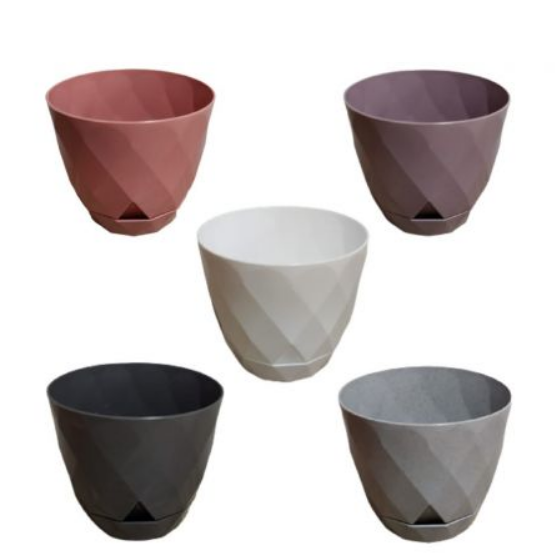 Вазон Yakamoz Saksi 0,3л бежевий ELIF