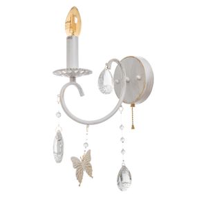 Бра настенное накладное классическое BCL-691W/1 E14 WH+G