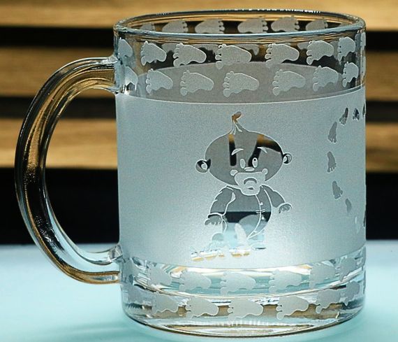 Парные чашки 320 мл Дедушка и Бабушка с гравировкой Именные кружки для дедушки и бабушки подарок от внуков | Зображення 4