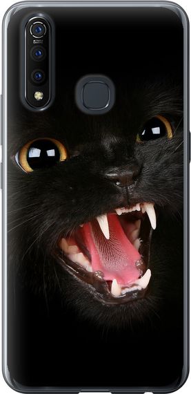 Чехол на Vivo Z5X Чёрная кошка "932u-1765-17620"