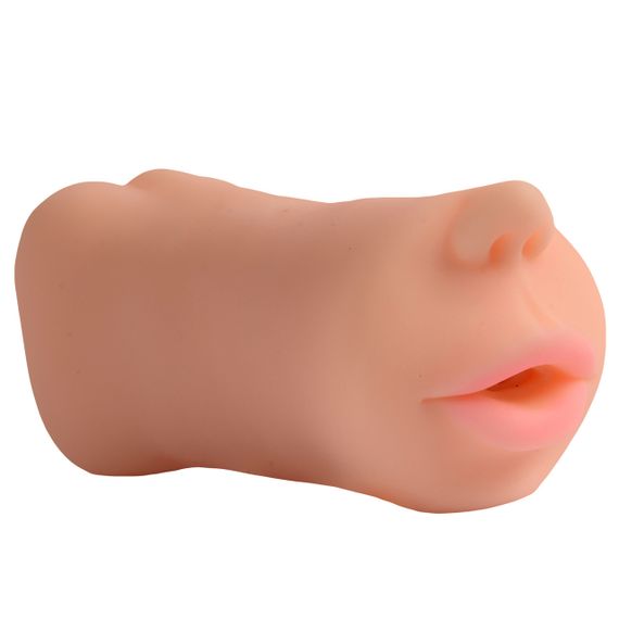 Двухсторонний мастурбатор Вагина-Анус-Рот Real Sex Doll без вибрации Sex Aura | Зображення 6