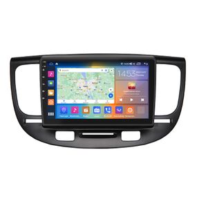 Штатна магнітола Lesko для Kia Rio II 2005-2009 екран 9" 4/64Gb CarPlay 4G Wi-Fi GPS Prime Киа Рио