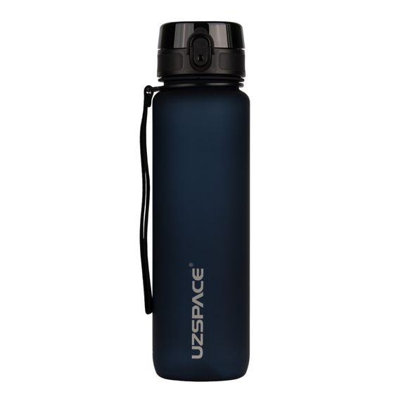 Пляшка для води UZSPACE 3038(Dark-Blue) 1000 мл, темно-синя