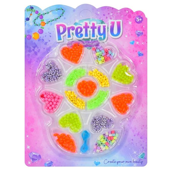 Набір для творчості Бісер M 5682 намистини, нитки | Зображення 1