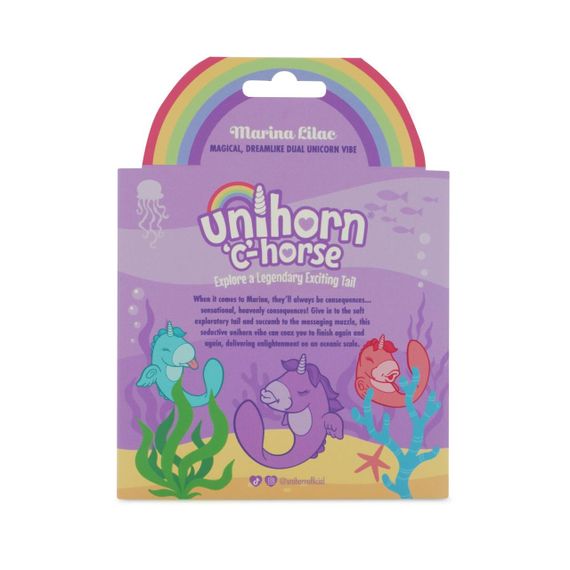 Вібратор-єдиноріжка Unihorn – C Horse – Marina Lilac, вагінально-кліторальна стимуляція, 2 мотори по 10 режимів Sex Aura | Зображення 7