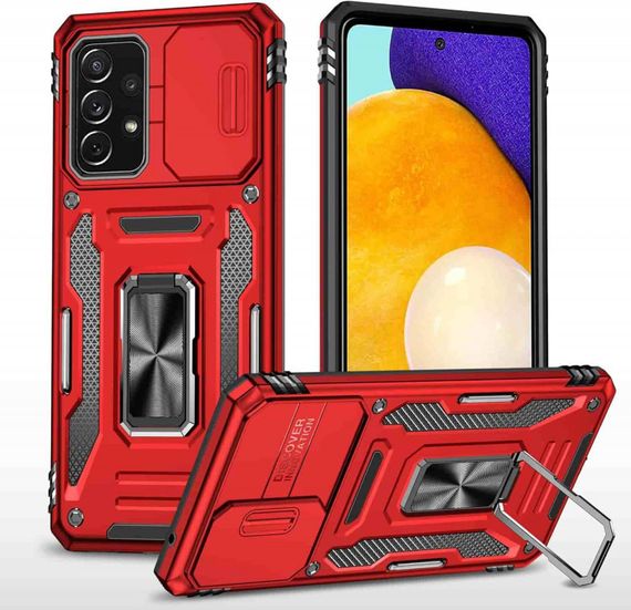 Ударостійкий чохол Camshield Army Ring для Samsung Galaxy A33 5G Червоний / Red