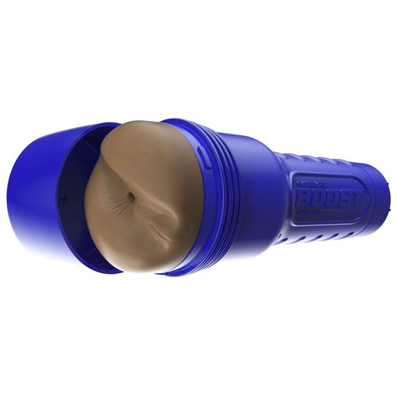 Мастурбатор-попка Fleshlight Boost Blast Female Medium Dark Flesh, плаваючі кільця Turbo Tech | Зображення 6