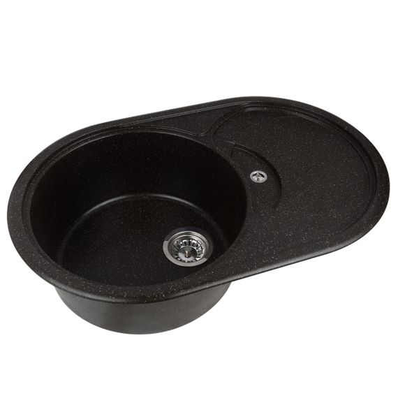 Кухонна мойка гранит A Rock Reva BL+WH | Зображення 1