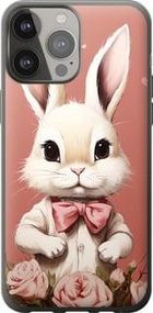 Чохол на iPhone 13 Pro Max Зайчик із силікону FCh_005592