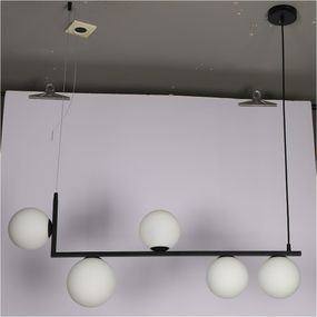 Люстра молекула подвесная BR-01 699S/5 G9 BK+WT