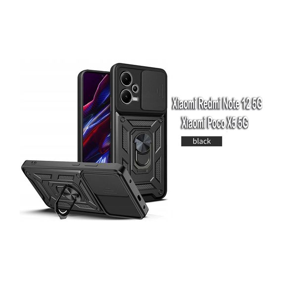 Чохол до мобільного телефона BeCover Military Xiaomi Redmi Note 12 5G/ Xiaomi Poco X5 5G Black (709124) | Зображення 2