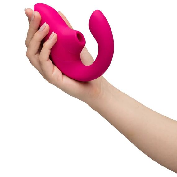 Стимулятор точки G та клітора Womanizer Blend Rose вакуум і вібрація, ніжно-рожевий Sex Aura | Зображення 3